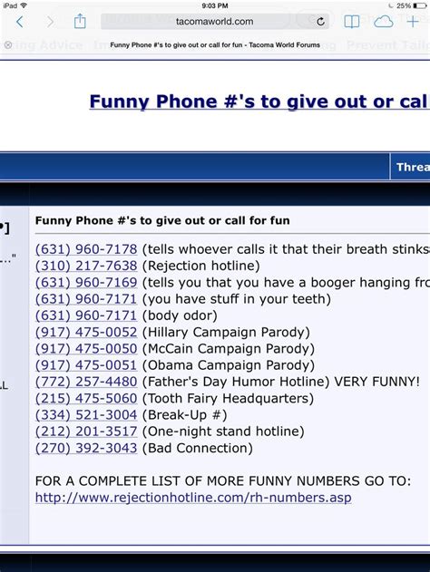 prank call phone numbers|real numbers to prank call.